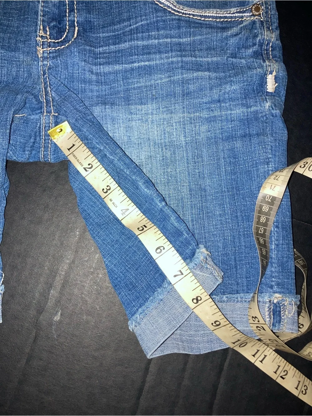 Hydraulic Blue Denim Bermuda Shorts